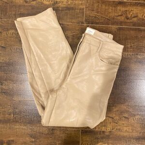 Aritzia faux leather pants